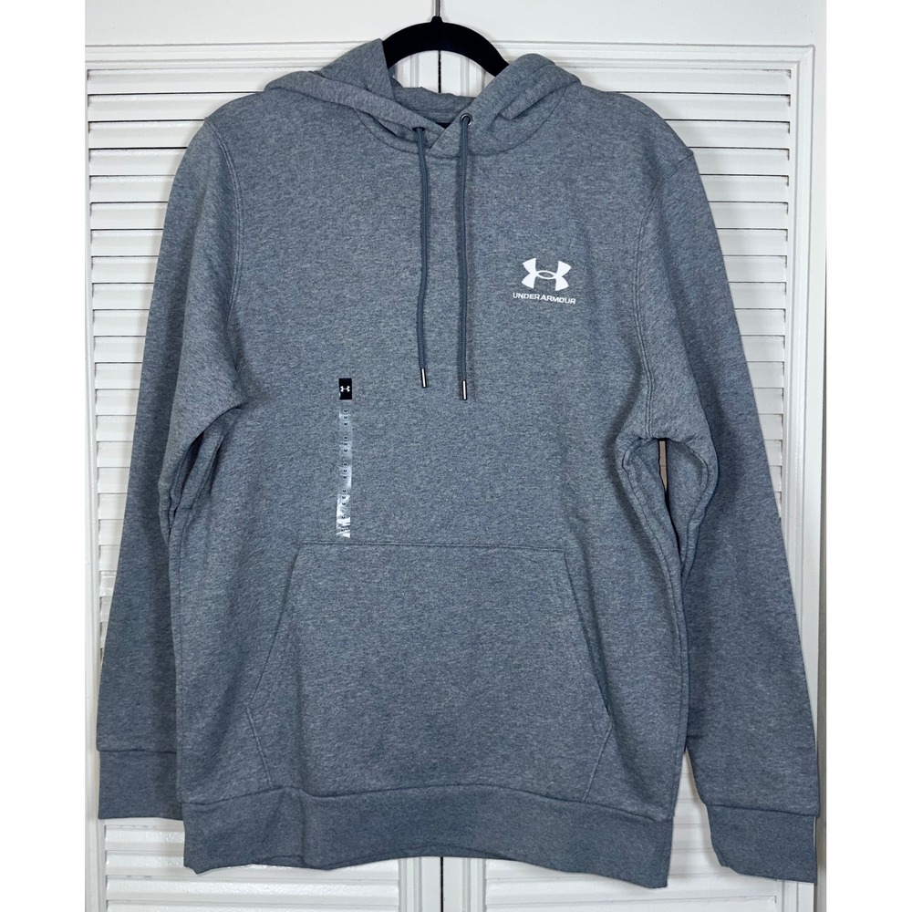Under Armour Men's‎ Icon Fleece Gray Hoodie Size M